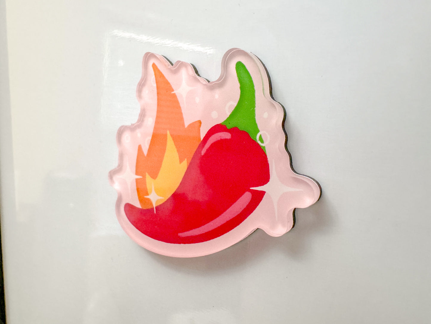 Spicy Pepper Acrylic Magnet