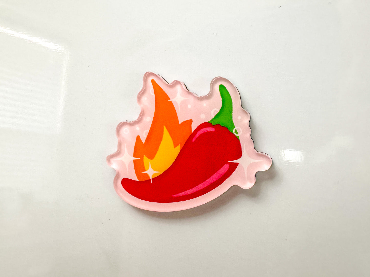 Spicy Pepper Acrylic Magnet