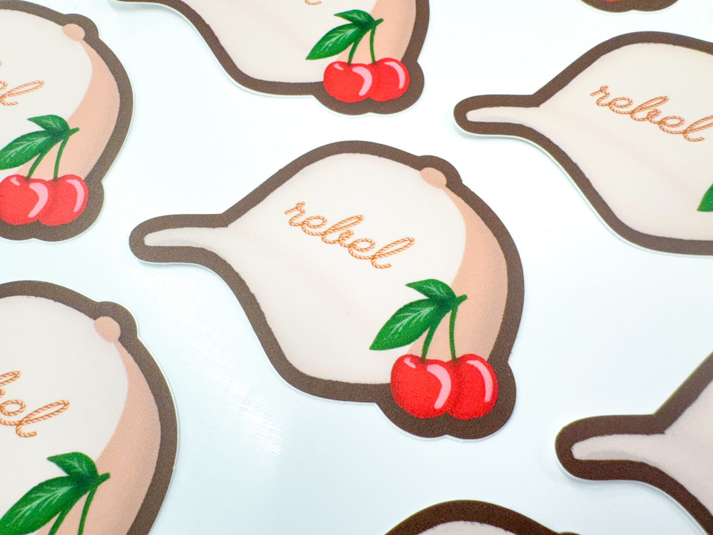 Rebel Trucker Hat Sticker