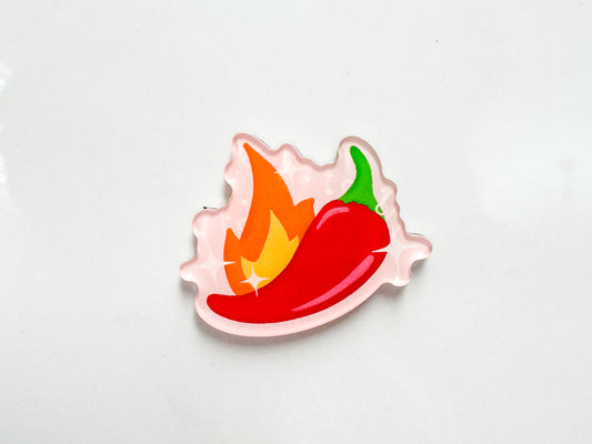 Spicy Pepper Acrylic Magnet
