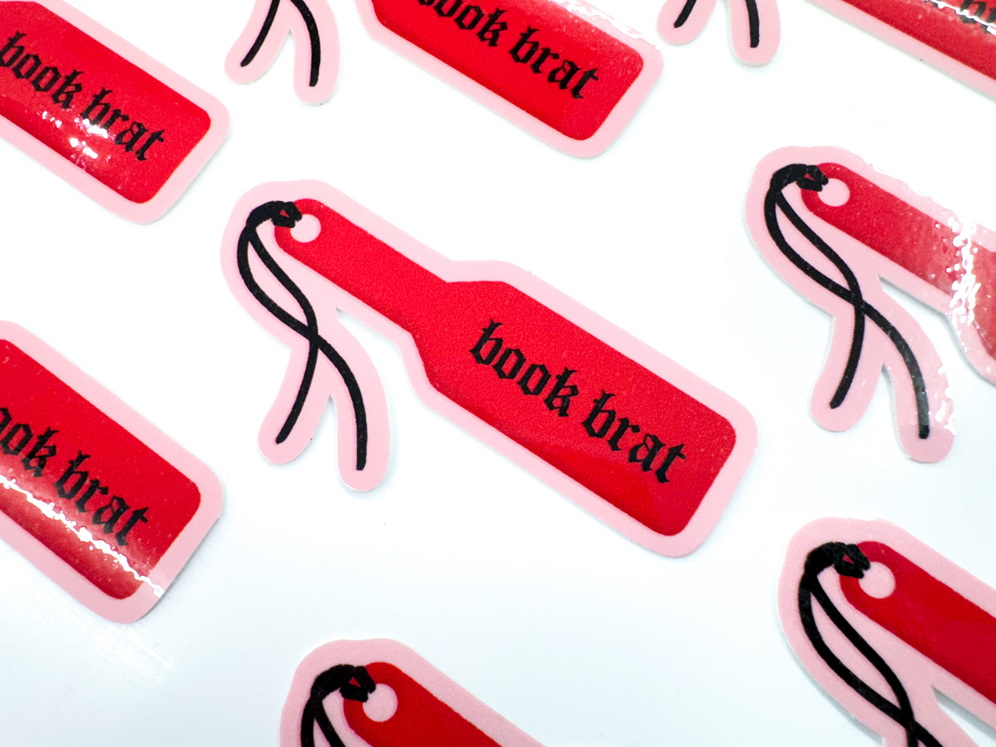 Book Brat Paddle Sticker