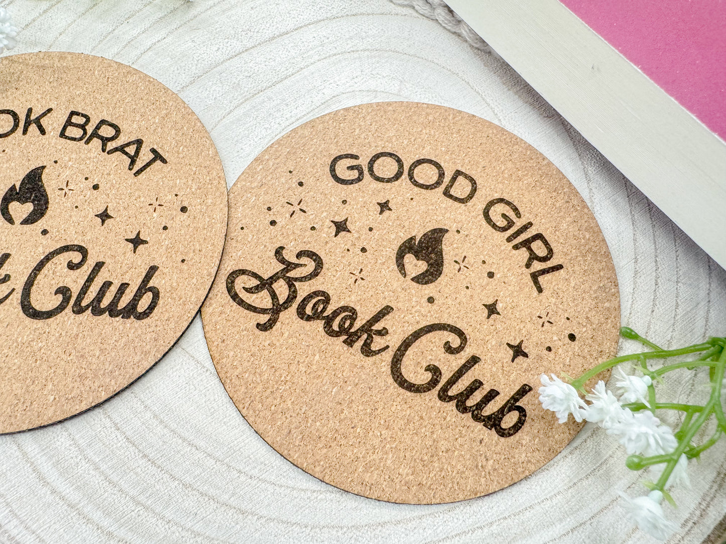 Book Club Thin Coasters