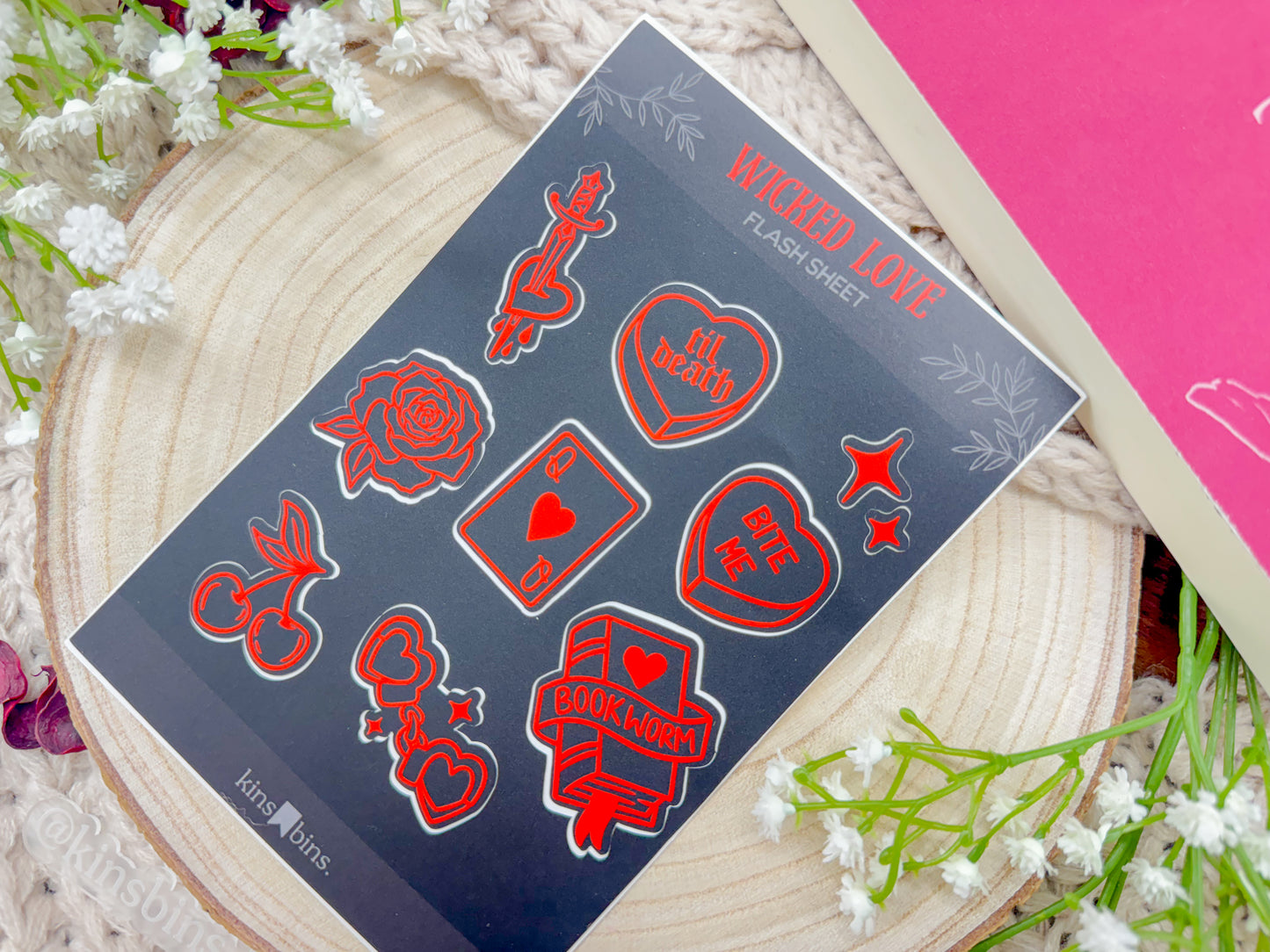 Wicked Love Sticker Flash Sheet