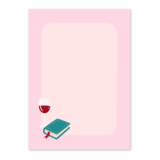 Wine Time - 5x7 Notepad