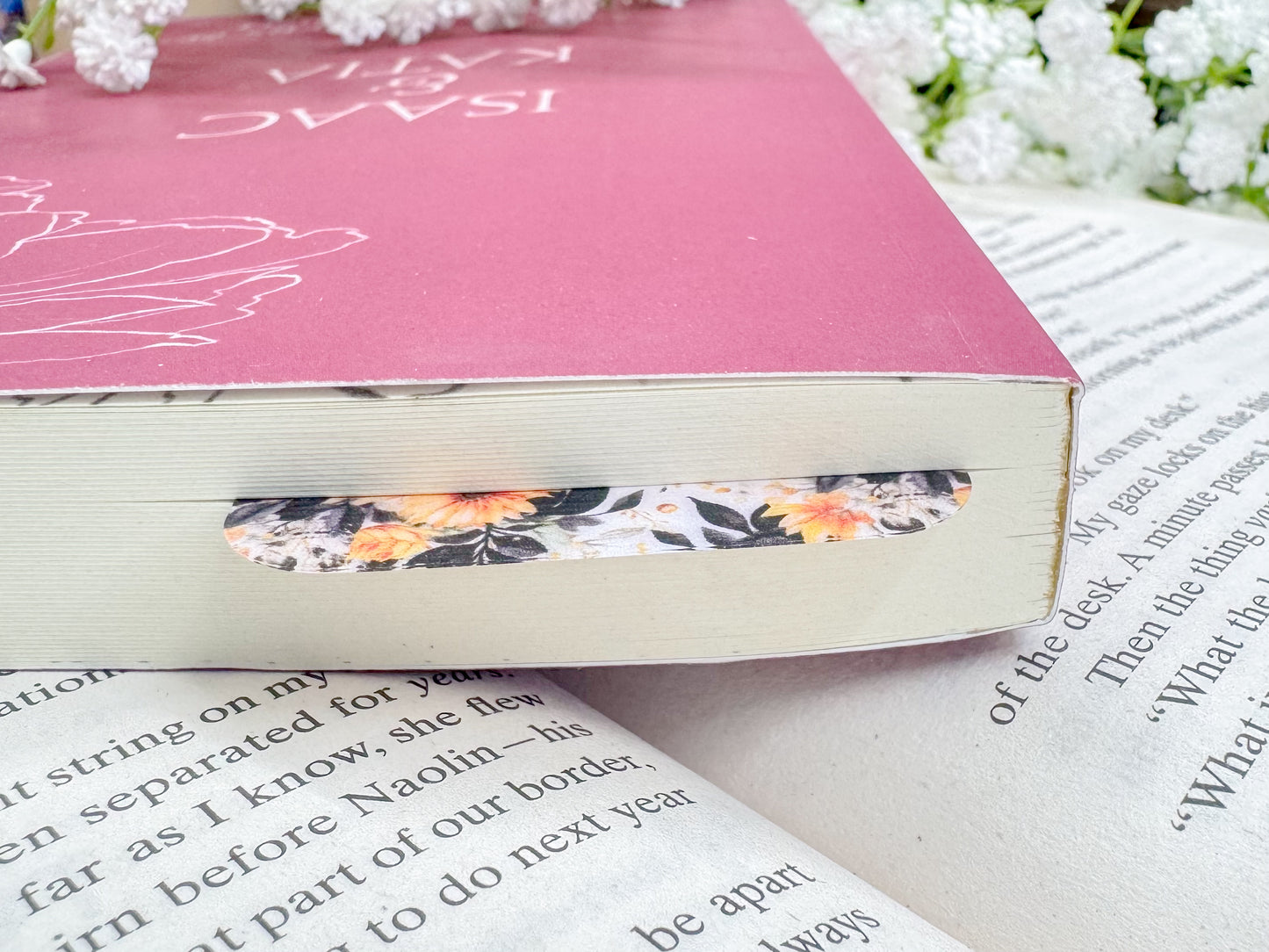 Floral Skulls - Flexible Bookmark