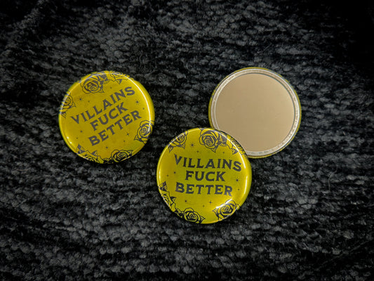 Villains Fuck Better Pocket Mirror