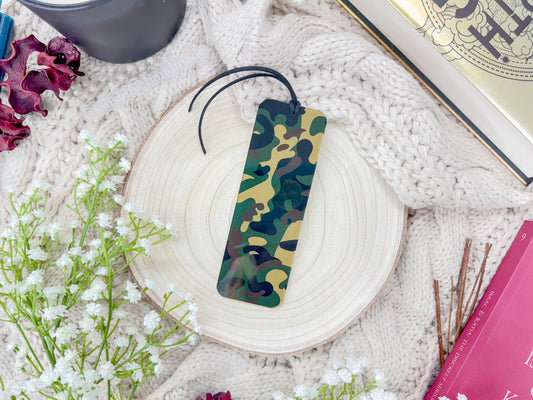 Camouflage Acrylic Bookmark