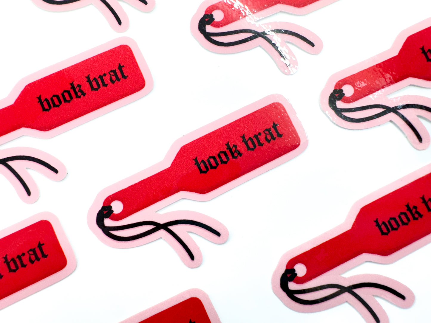 Book Brat Paddle Sticker