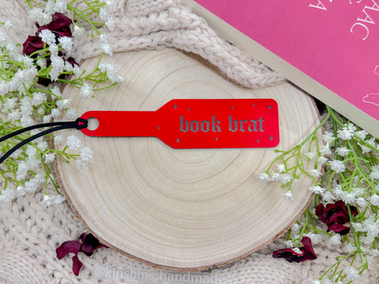 Book Brat - Red Paddle Bookmark