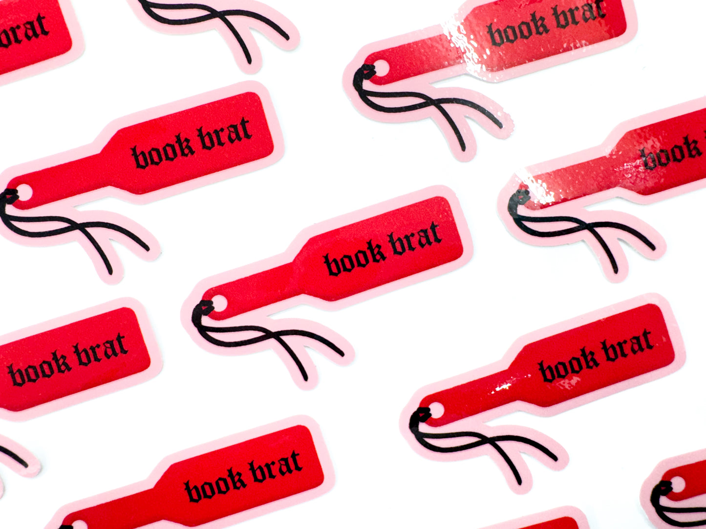 Book Brat Paddle Sticker