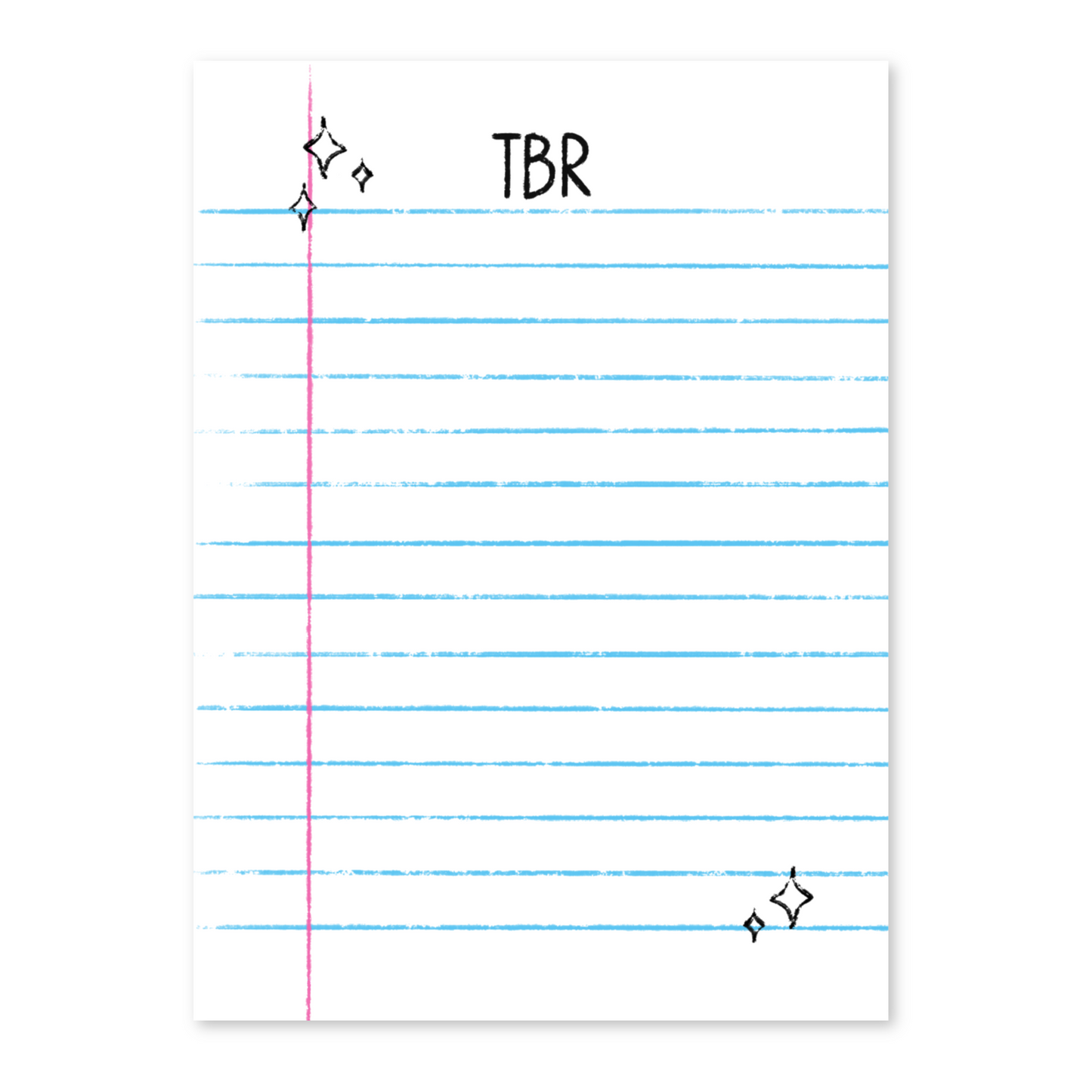 TBR - 5x7 Notepad