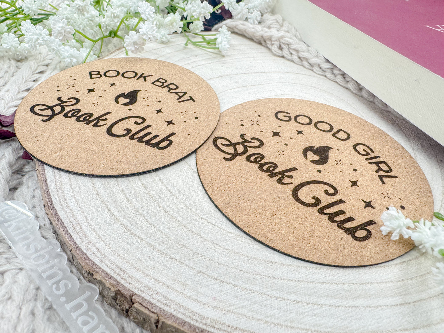 Book Club Thin Coasters