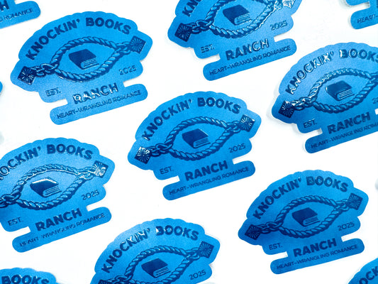 Knockin’ Books Ranch Sticker
