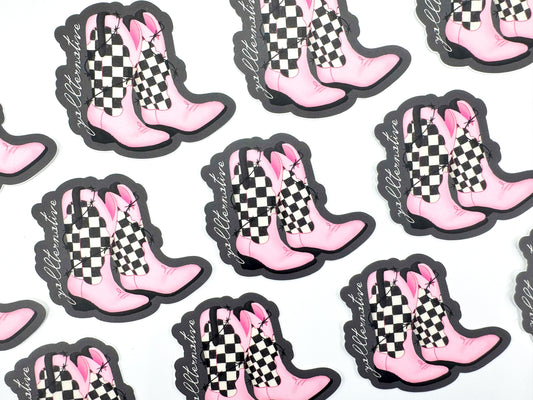 Yallternative Boots Sticker