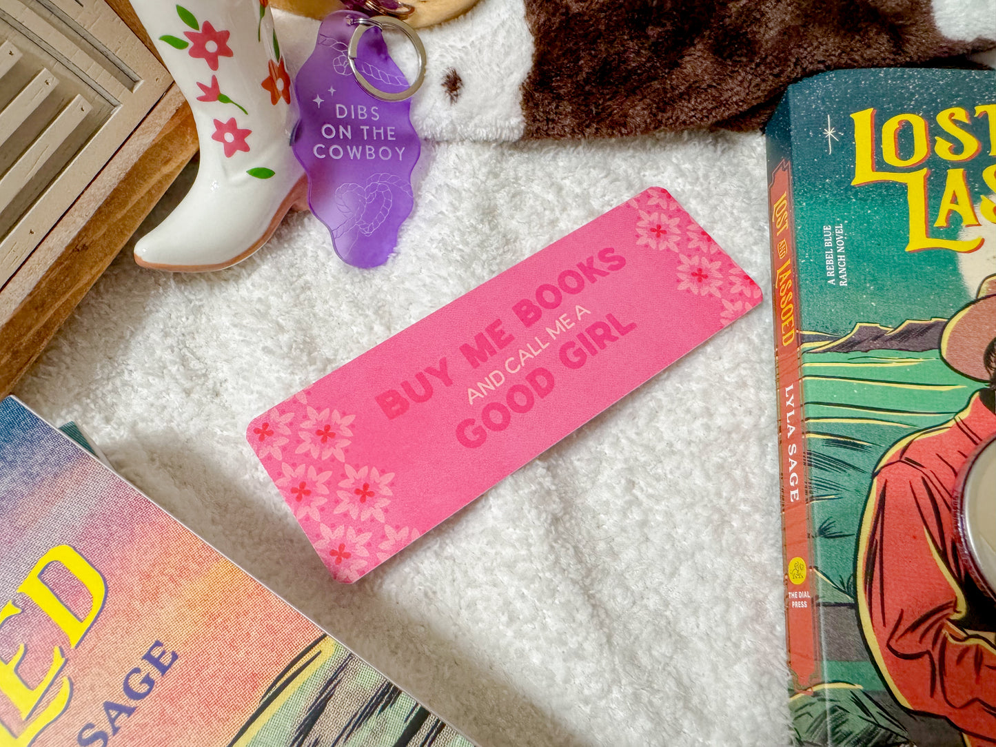 Buy Me Books and Call Me a Good Girl - Paper Bookmark