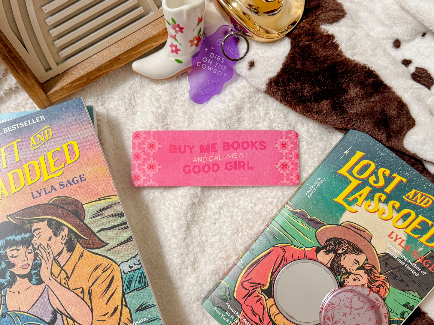 Buy Me Books and Call Me a Good Girl - Paper Bookmark