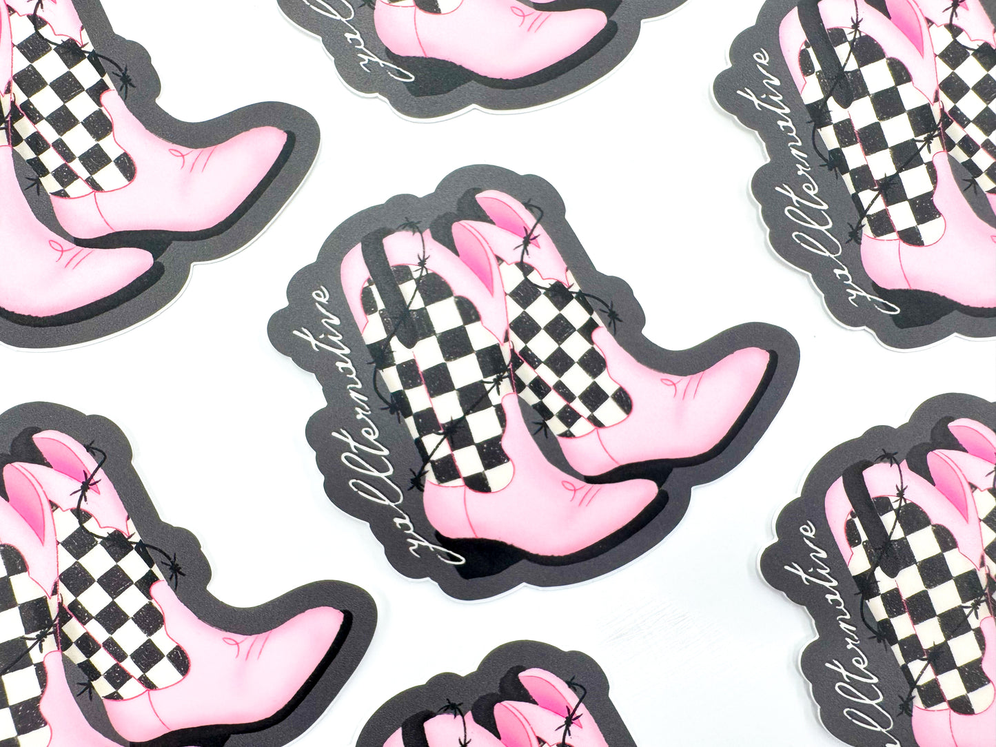 Yallternative Boots Sticker