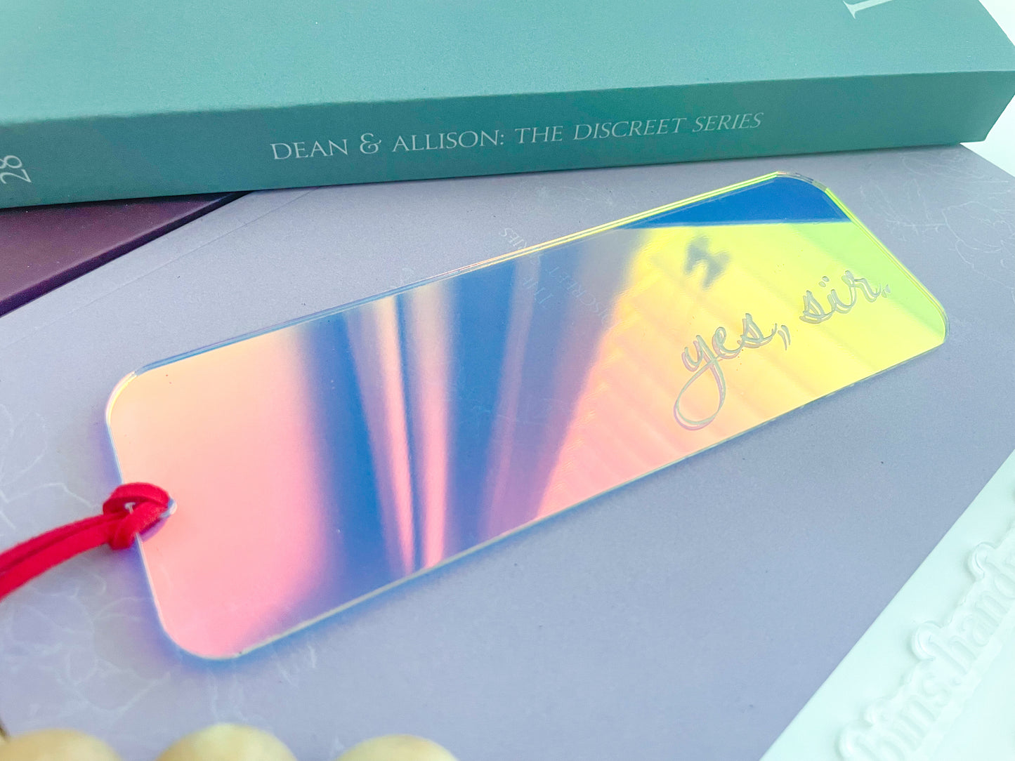 Yes Sir - Shiny Iridescent Bookmark