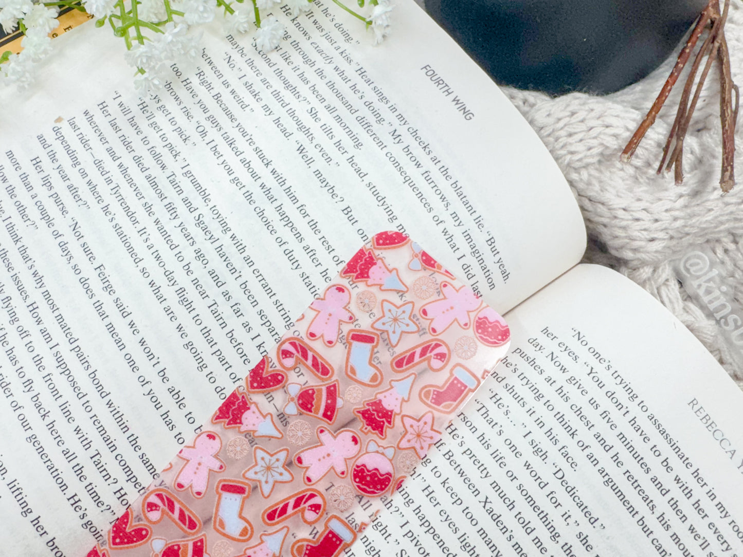 Christmas Cookies - Flexible Bookmark