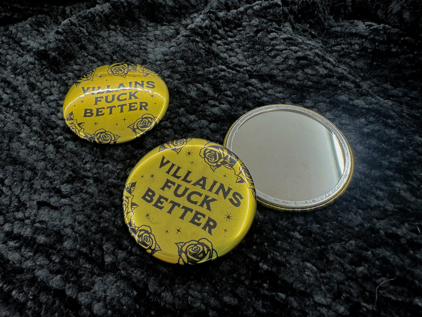 Villains Fuck Better Pocket Mirror