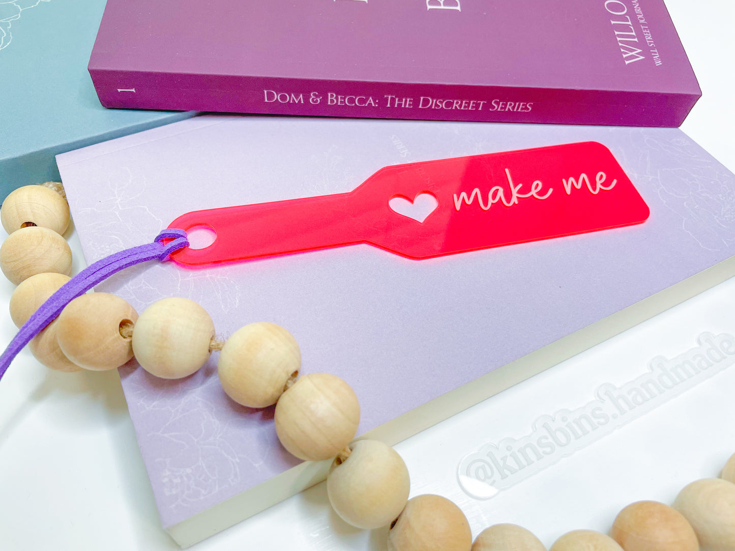 Make Me - Pink Paddle Bookmark