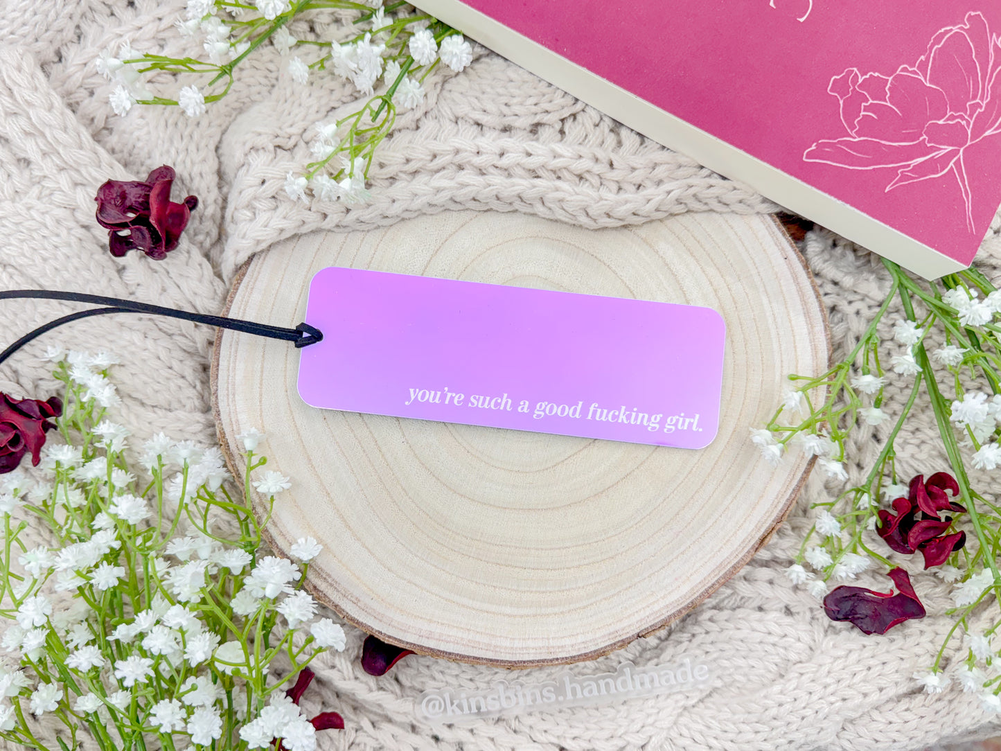 You’re Such a Good Fucking Girl - Moon Beam Iridescent Bookmark